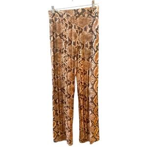 Zara Snake Print Pants. Size Medium. In Perfect Condition.